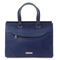 Tuscany Leather Handbag Dark Blue